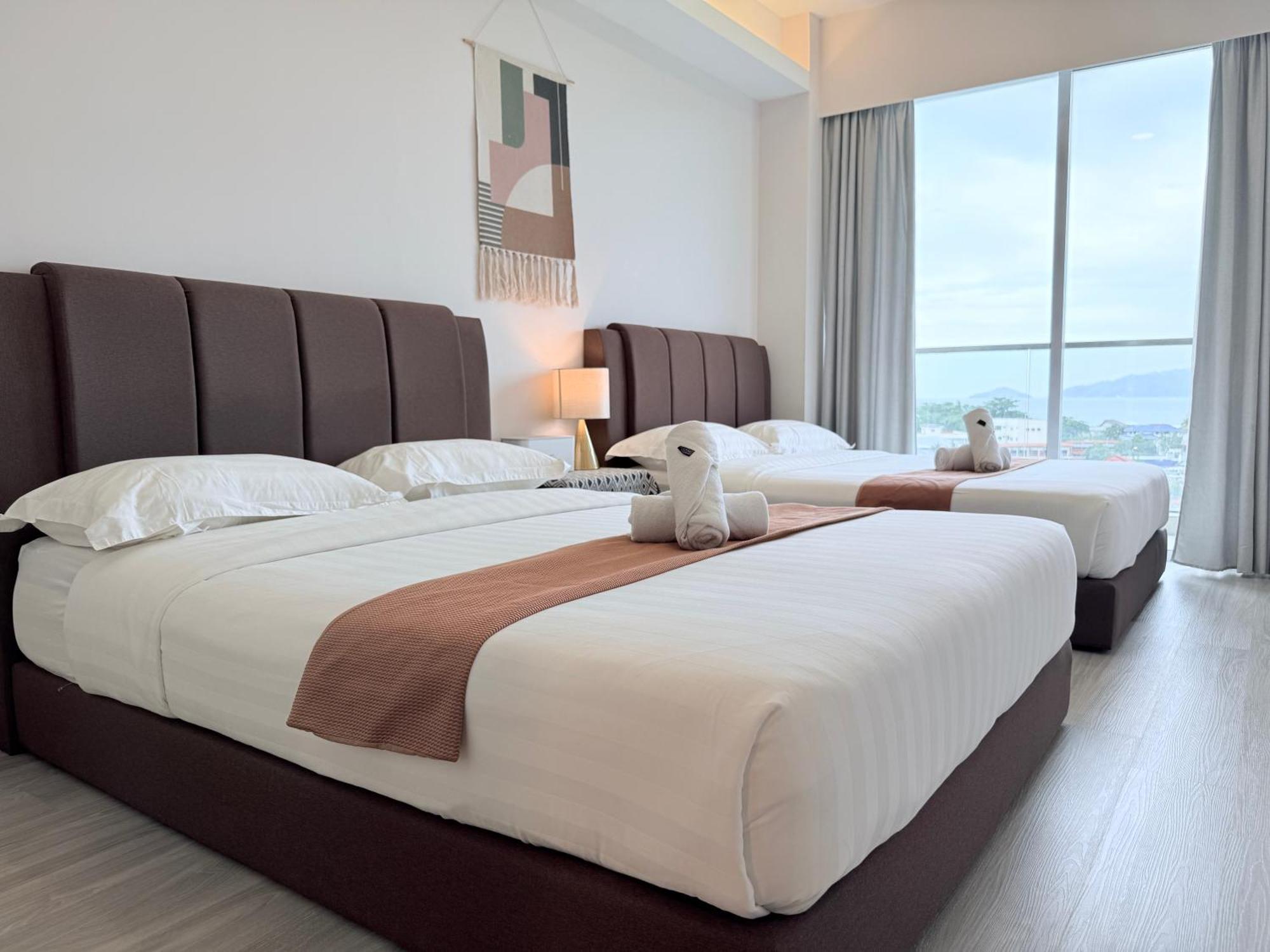 Arusuites Tanjung Aru Kota Kinabalu - Laxzone Suite Eksteriør bilde